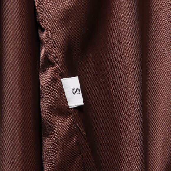 Vintage 80s Faux Fur Trimmed Belted Coat with Liner - Picture 15 of 15